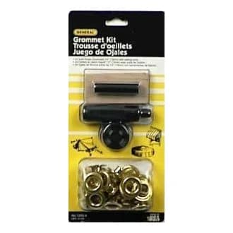 General Tools 71264 1/2" Brass Grommet Kit, 12 Count