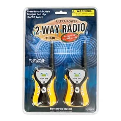 Ultra Power 2-Way Radio Set, Pack of 2