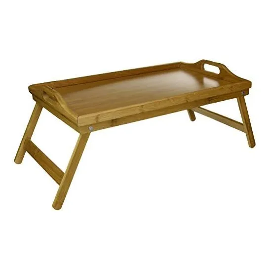 Kole Bamboo Bed Tray with Folding Legs 2