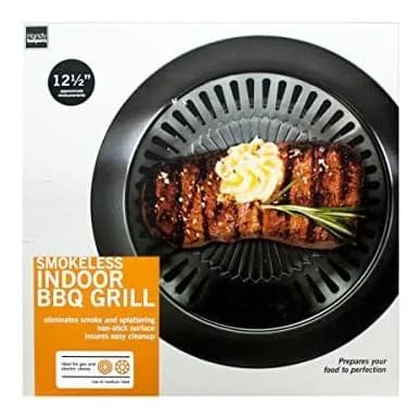 Handy Helpers Smokeless Indoor Barbecue Grill, Set of 2