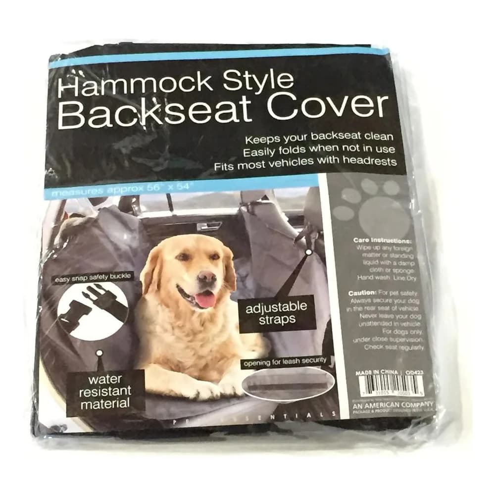 Bulk Buys Hammock-Style Pet Backseat Cover for Cars & SUVs 1