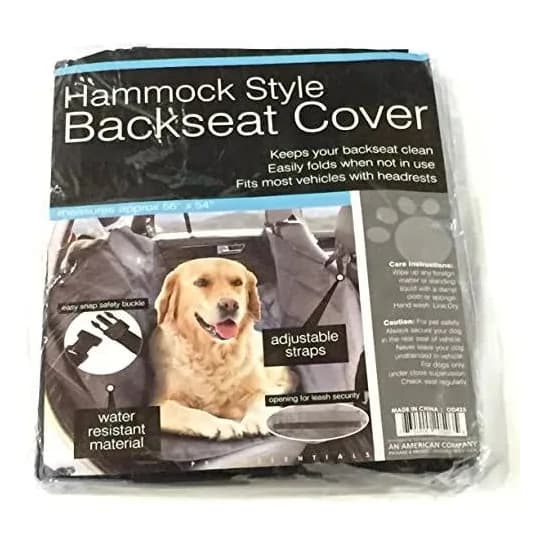 Bulk Buys Hammock-Style Pet Backseat Cover for Cars & SUVs 2