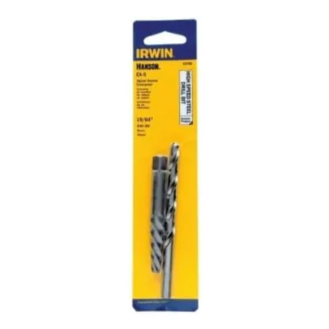 Irwin Hanson 53705 Spiral Screw Extractor & Drill Bit Set, 19/64 in. 2