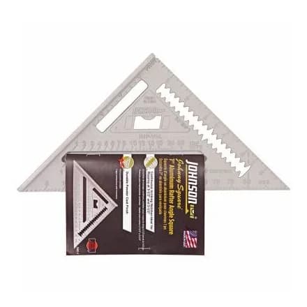 Johnson RAS-1B Aluminum Rafter Angle Square, 7 in.