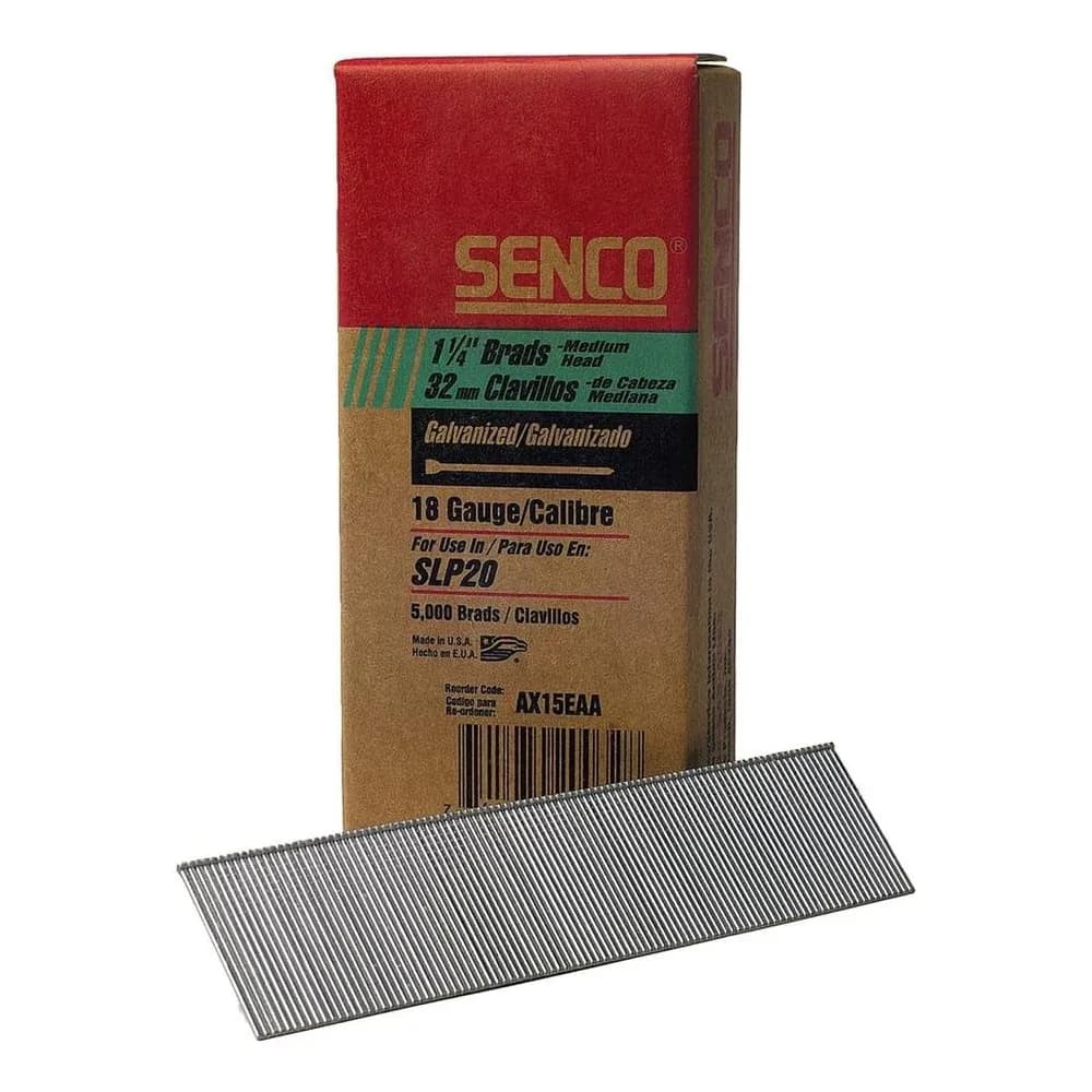 Senco 18-Gauge Brad Nails, 1-1/4 in. (5,000-Pack)