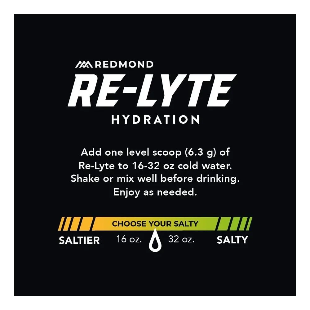 Redmond Re-Lyte Hydration Electrolyte Powder Mix – Mixed Berry, 30 Servings (6.7 oz / 190 g) 5