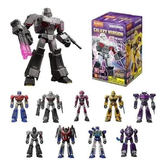 BLOKEES Transformers Galaxy Version 07 ONE Wave 2 – Sealed Case of 9 Blind Boxes 2