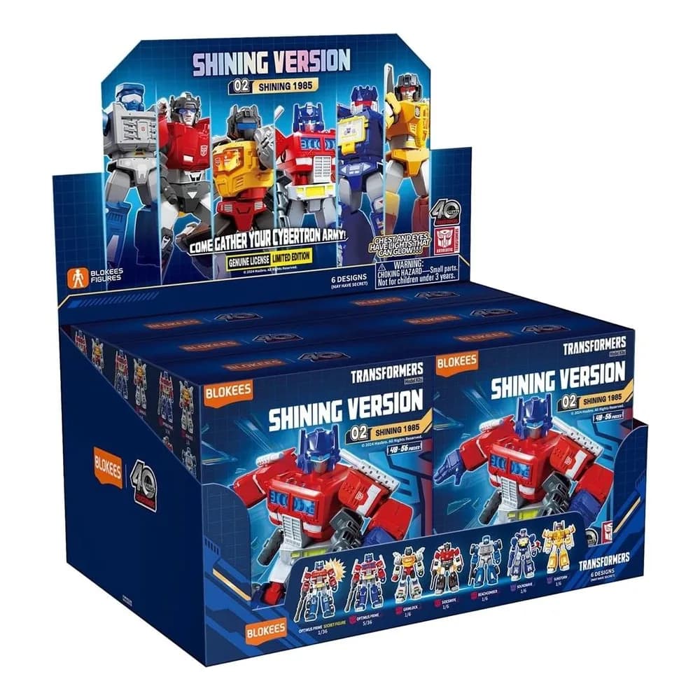 BLOKEES Transformers Shining Version 02 Shining 1985 – Sealed Case of 6