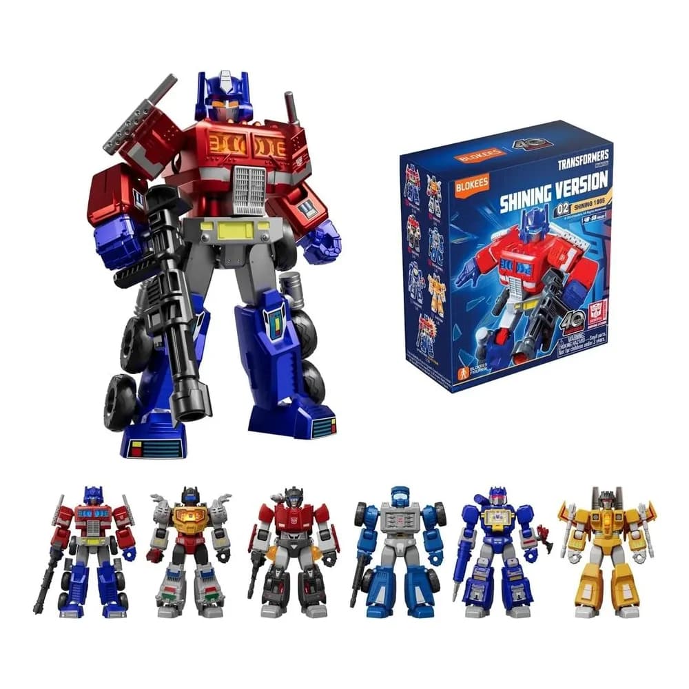BLOKEES Transformers Shining Version 02 Shining 1985 – Sealed Case of 6 2
