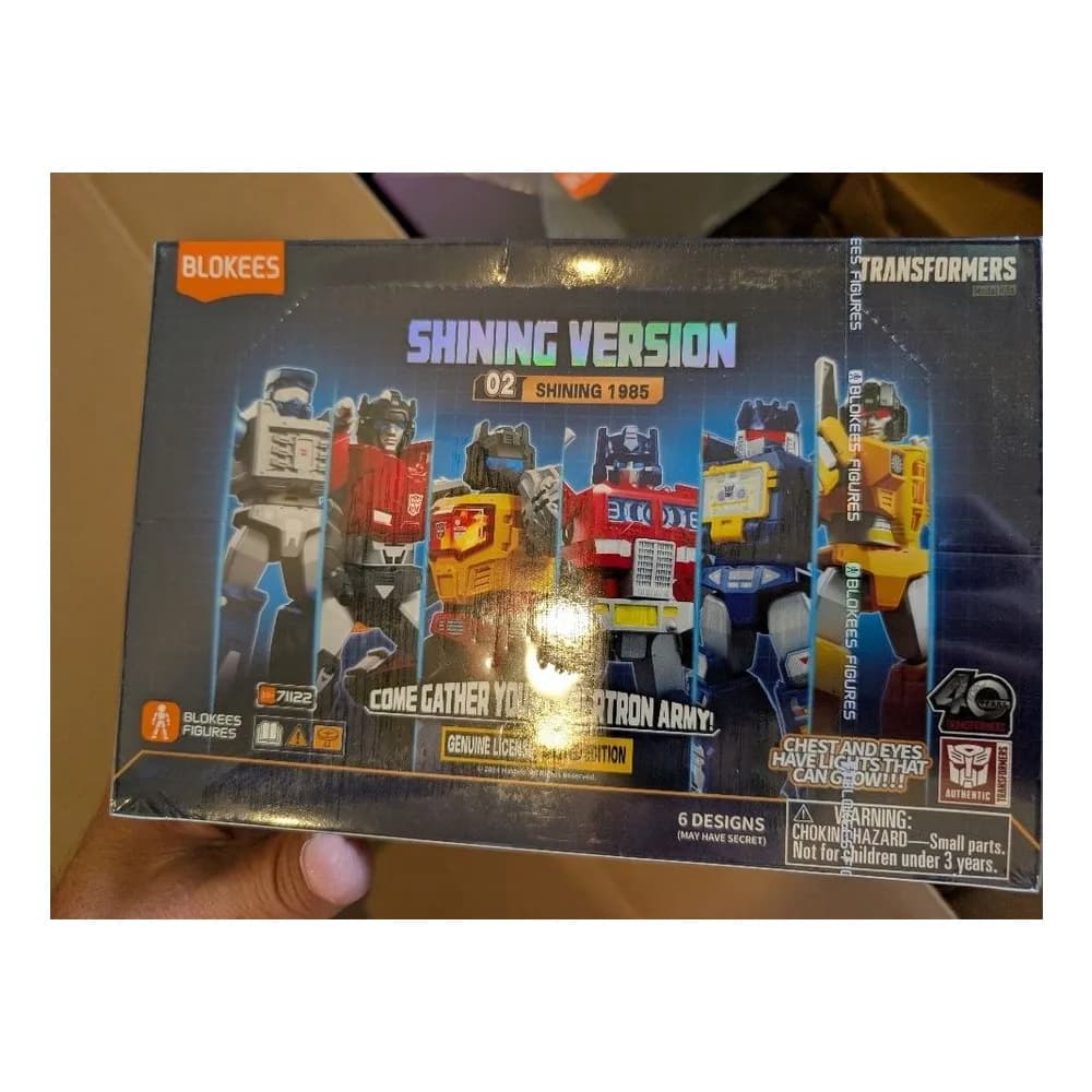 BLOKEES Transformers Shining Version 02 Shining 1985 – Sealed Case of 6 3