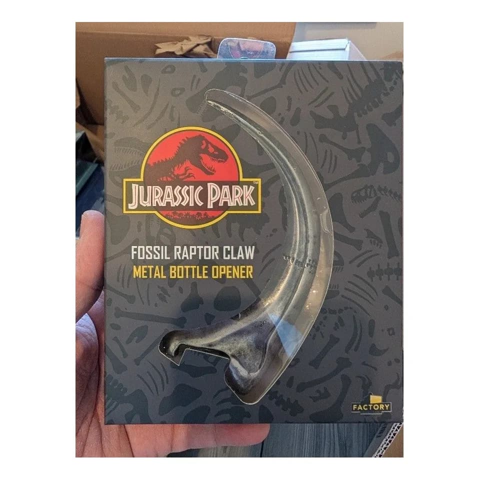 Jurassic Park Fossil Raptor Claw Metal Bottle Opener – Factory Entertainment 4